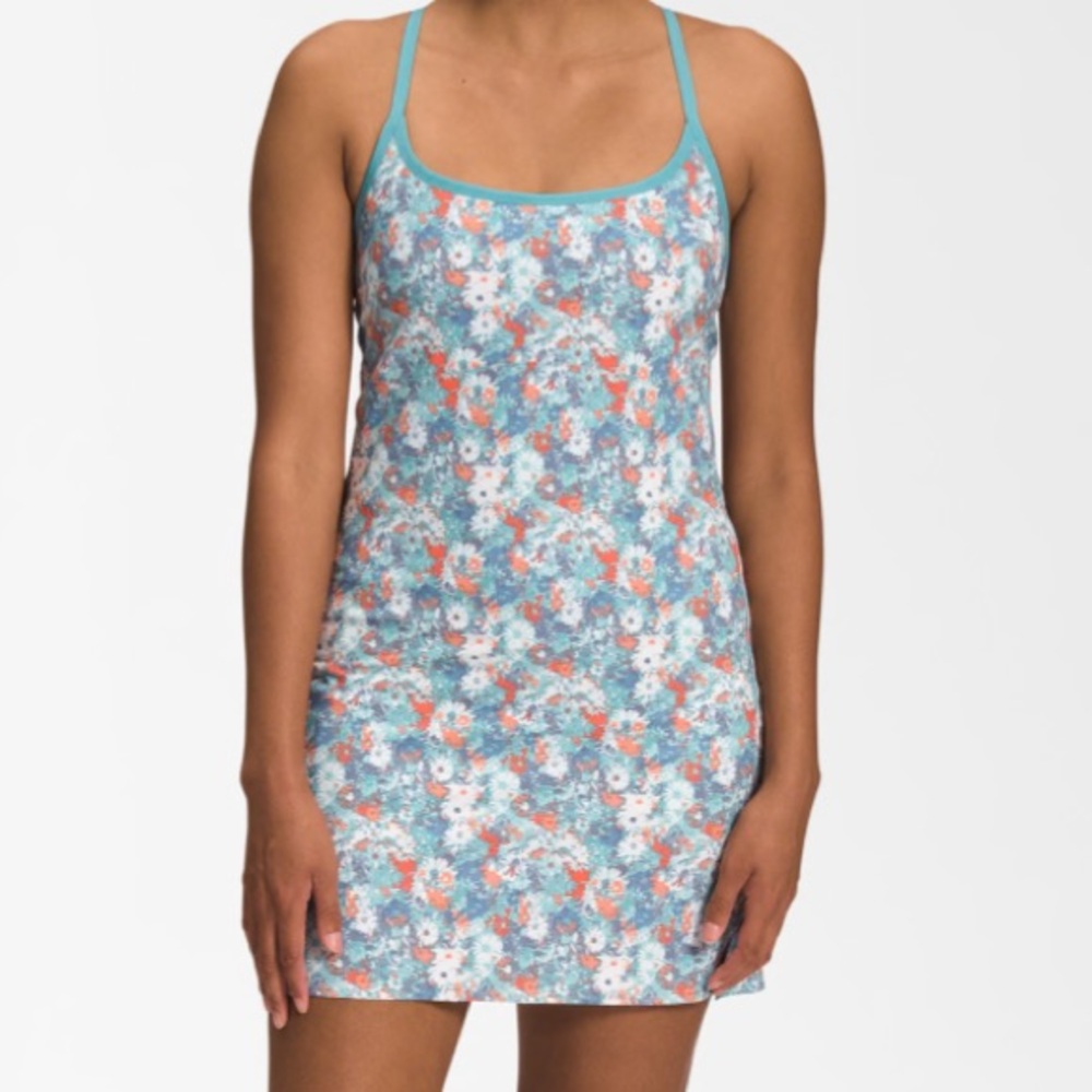 The North Face Women's Arque Floral Print Hike Dress Built in Shorts, 3X - Picture 9 of 10
